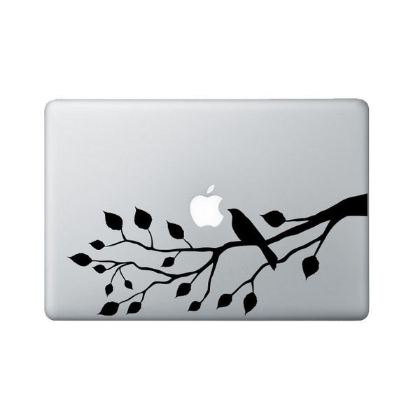 Bird on a Branch Mac Book Decal